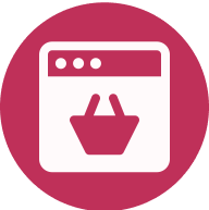 ECommerce Web App Development Icon | AppVin Technologies