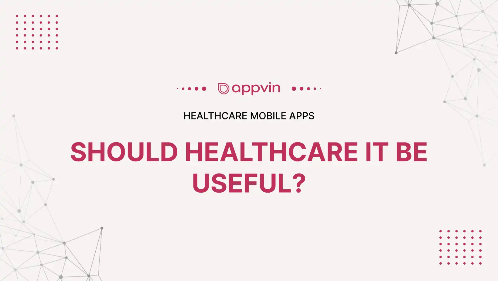 Should healthcare IT be useful? 