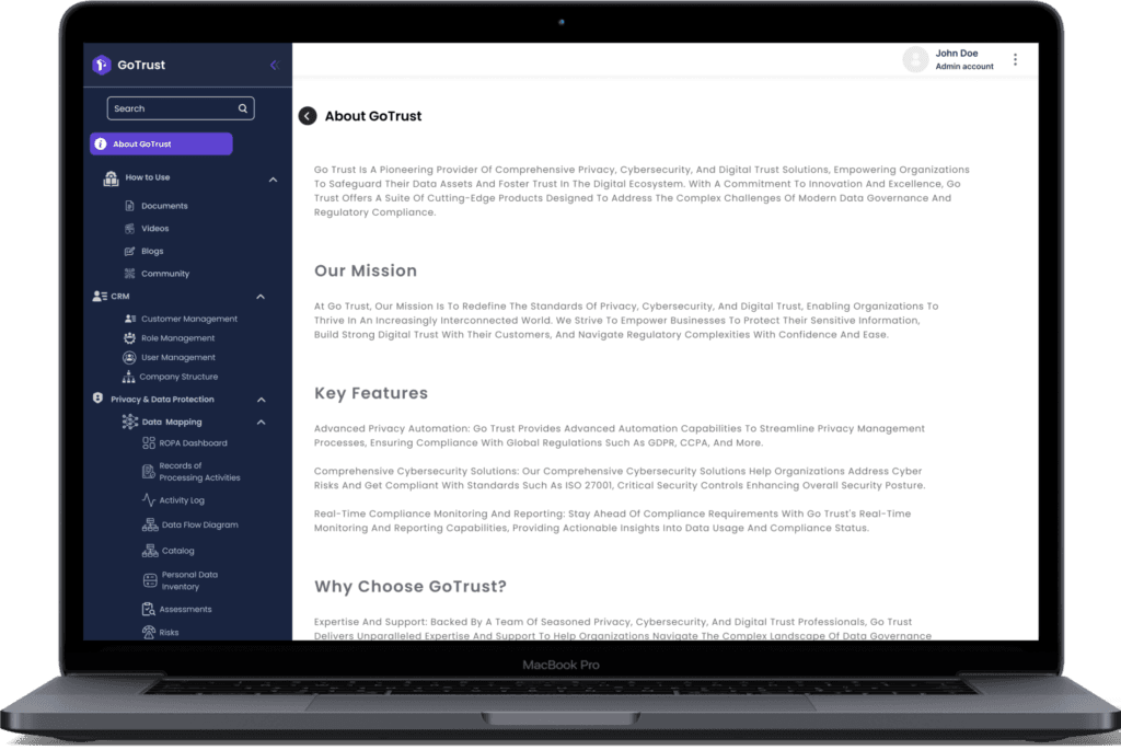 Solution: Go-trust by Appvin Technologies