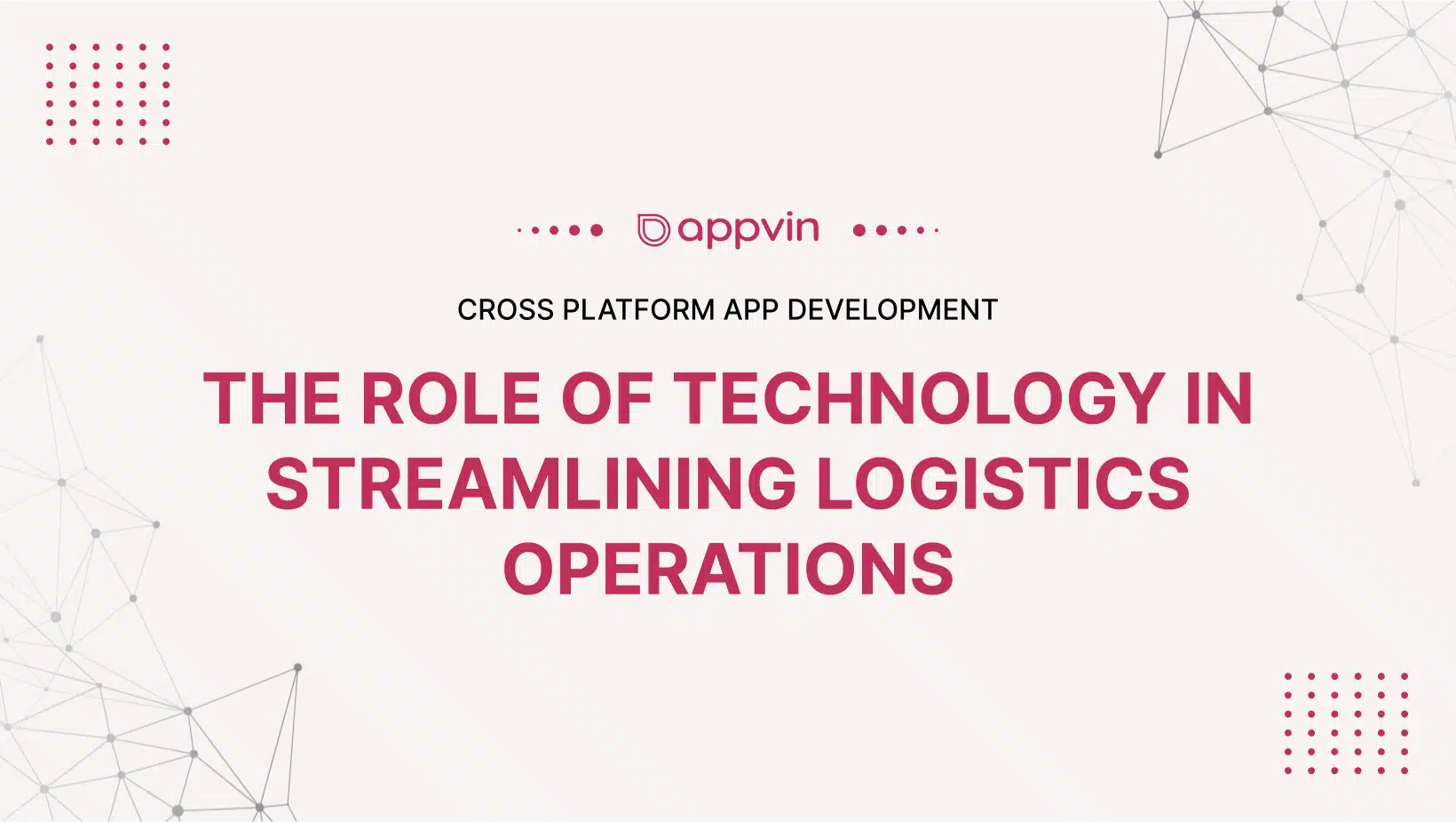 The Role of Technology in Optimizing Logistics Operations